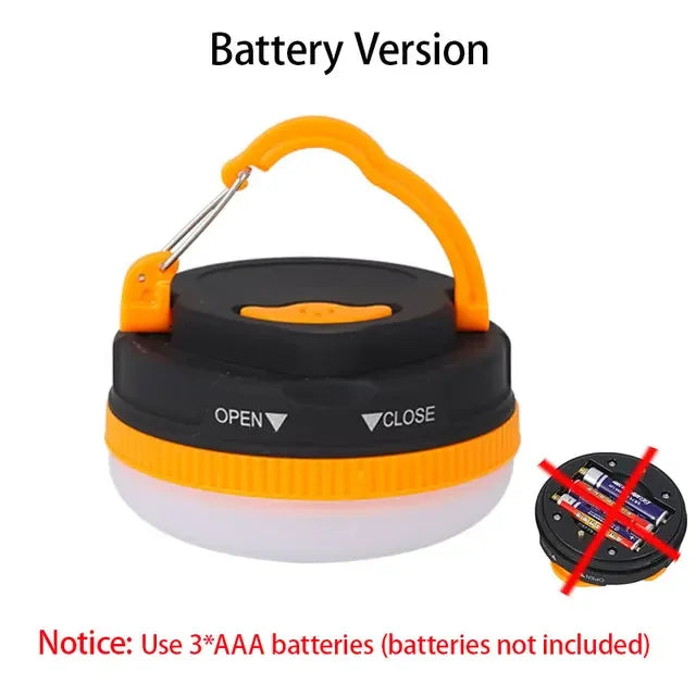 Outdoor LED Camping Lights 3 Modes MiNi Portable Tent Lamp