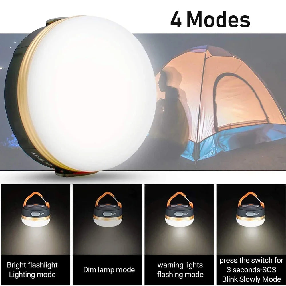 Outdoor LED Camping Lights 3 Modes MiNi Portable Tent Lamp