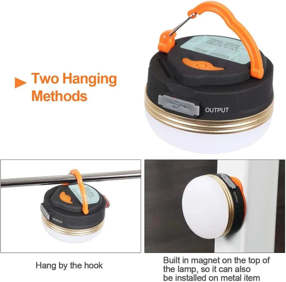 Outdoor LED Camping Lights 3 Modes MiNi Portable Tent Lamp