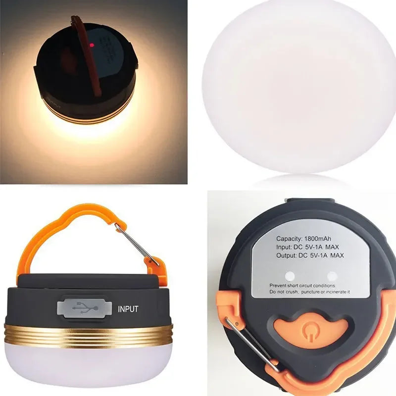 Outdoor LED Camping Lights 3 Modes MiNi Portable Tent Lamp