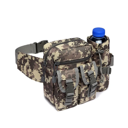 Outdoor Sports Waist Pack Nylon Hiking Phone Water Bottle Pouch