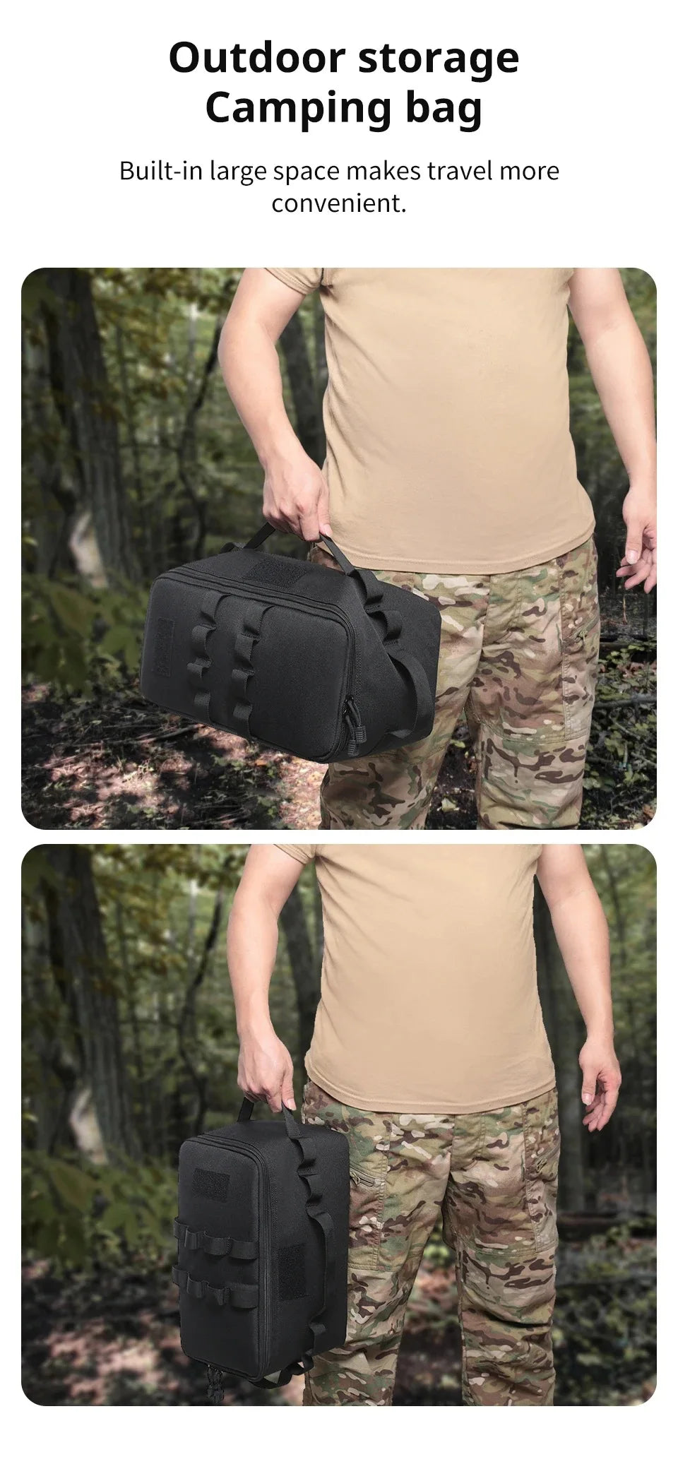 Outdoor Camping Gas Tank Storage Bag