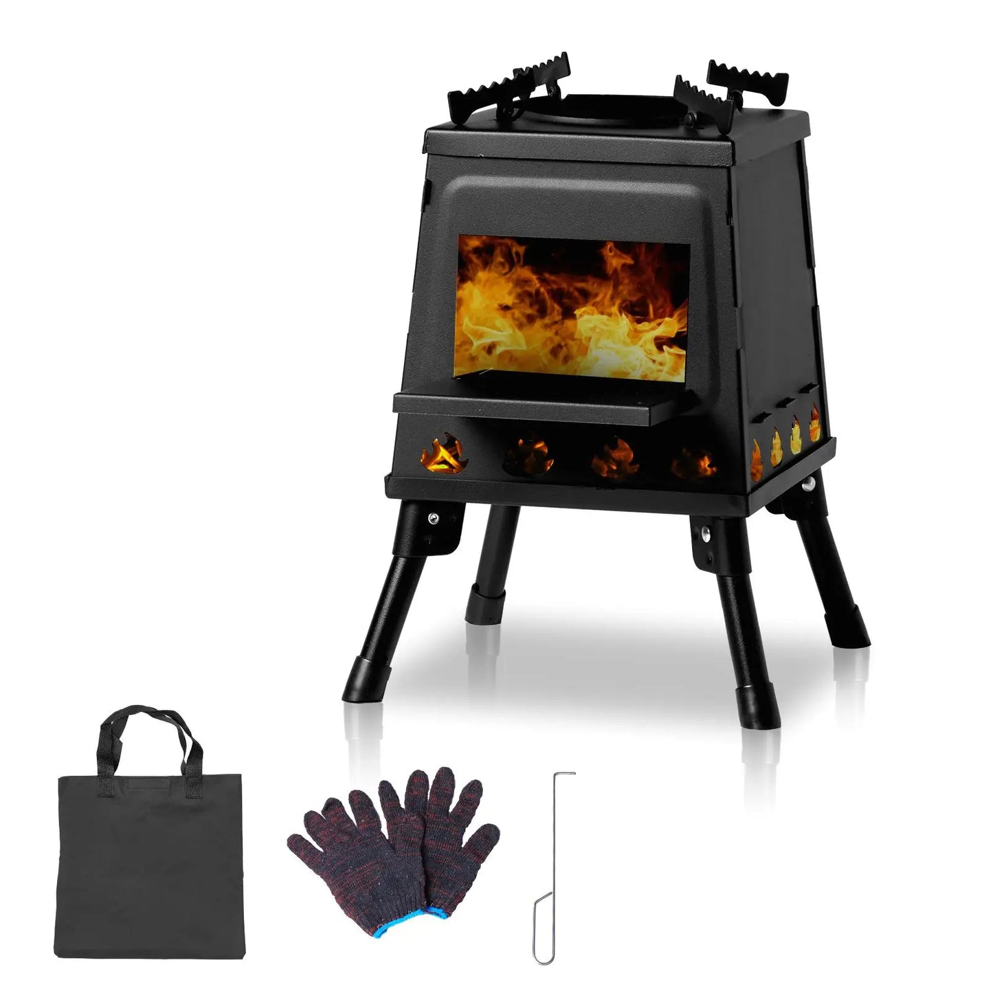 27x27x34cm Wooden Camping Stove