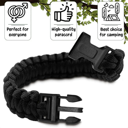 7 Strand 4mm Tactical Parachute Cord Survival Bracelets