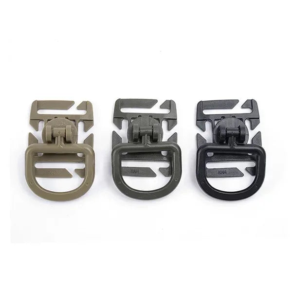 3Pcs Tactical 360 Rotation D-Ring Clips