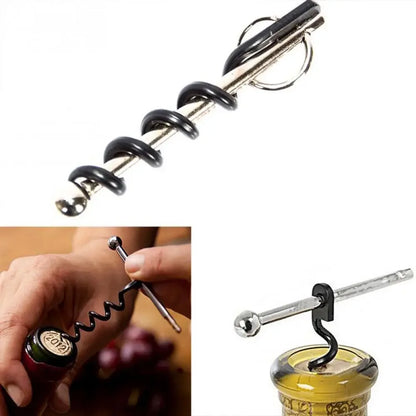 Bottle Opener Outdoor Mini EDC Cork Screw Red Wine Bottle Opener