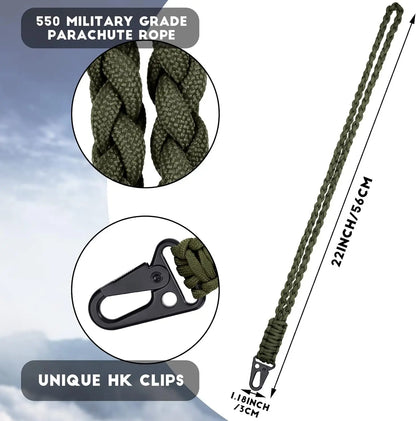 Heavy Duty Paracord Lanyard Keychain 7 Core Neck Lanyard