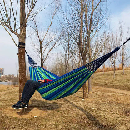 Outdoor Indoor Canvas Single Hammock
