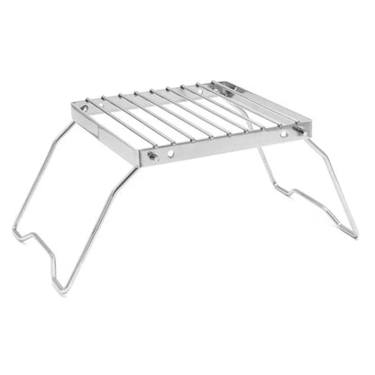 Ourdoor Stainless Steel Camping Grill Portable Foldable Mini Grill