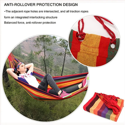 Single Wide Thick Canvas Hammock