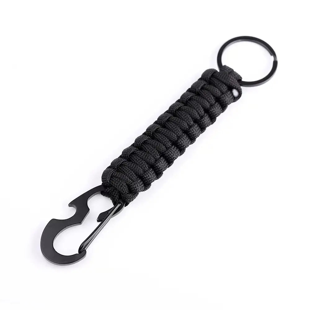 Military Braided Core Rope Paracord Keychain