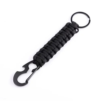 Military Braided Core Rope Paracord Keychain