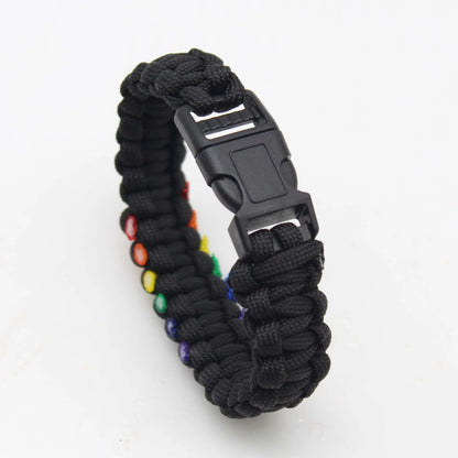 7 Strand 4mm Tactical Parachute Cord Survival Bracelets