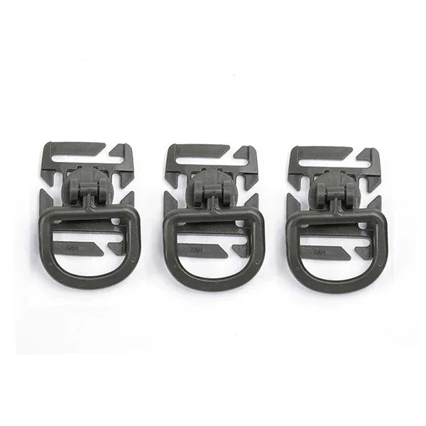 3Pcs Tactical 360 Rotation D-Ring Clips