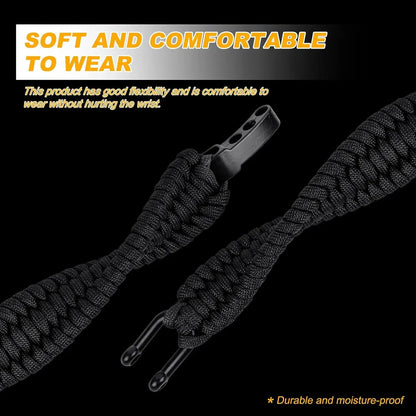 Survival Paracord Bracelet with U-Buckle