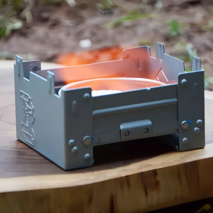 Outdoors Portable Solid Alcohol Fuel Folding Furnace Mini Picnic Burner