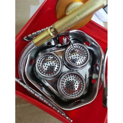 3 Heads Gas Stove Tourist Camping Burners