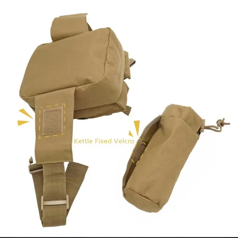 Outdoor Sports Waist Pack Nylon Hiking Phone Water Bottle Pouch