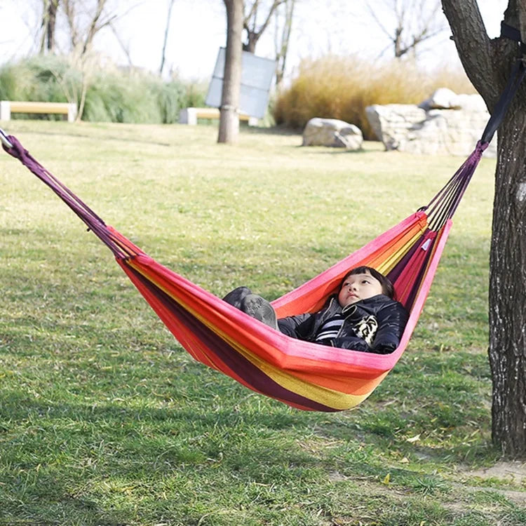 Single Wide Thick Canvas Hammock