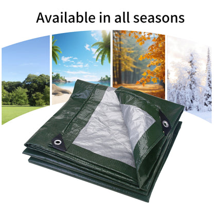 Large Tarpaulin Waterproof Heavy Duty Tarp Rain Cover