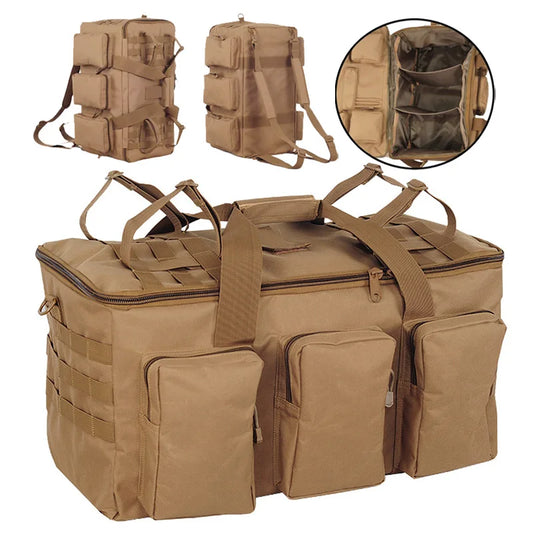 55L Luggage Duffel Bag Camping Backpack Tactical Large Bags