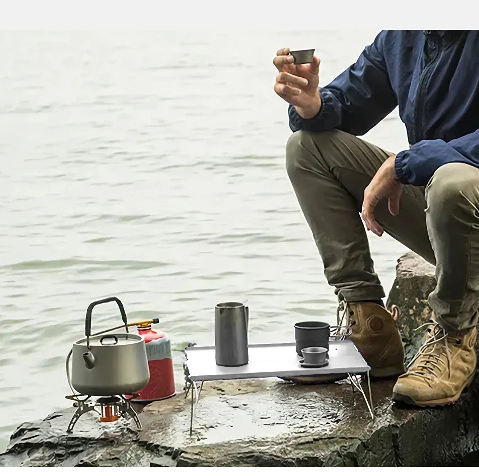 Ultralight Mini Outdoor Table Foldable Aluminum Alloy Camping Table