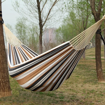 Outdoor Indoor Canvas Single Hammock