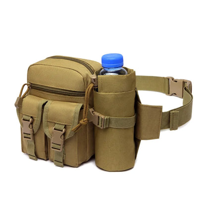 Outdoor Sports Waist Pack Nylon Hiking Phone Water Bottle Pouch