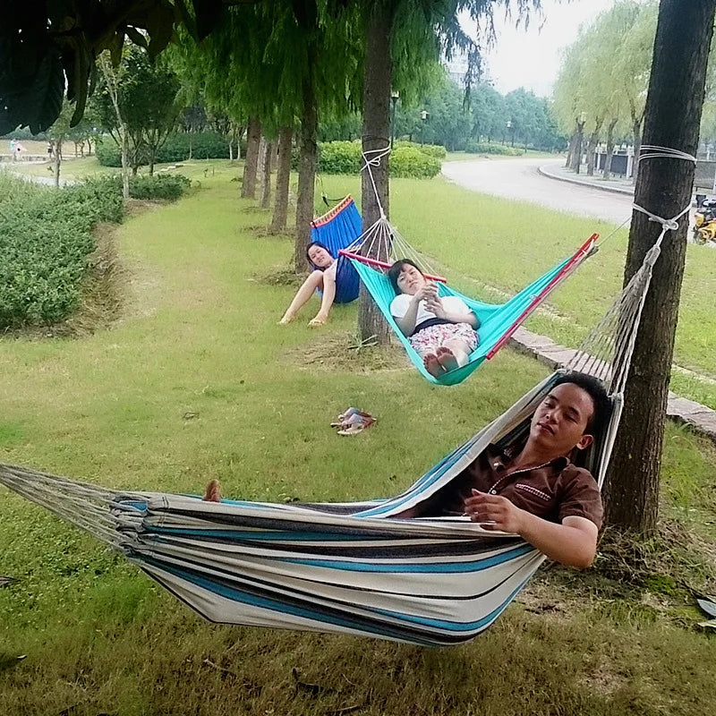 Outdoor Indoor Canvas Single Hammock