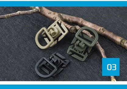 3Pcs Tactical 360 Rotation D-Ring Clips