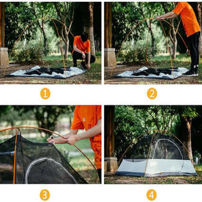 1pcs Camping Aluminum Alloy Tent Pole