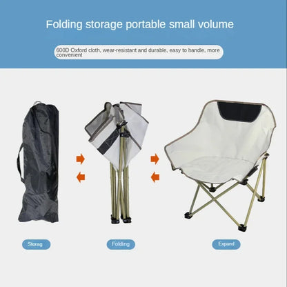 Portable Ultralight Moon Chair Outdoor Folding Chair