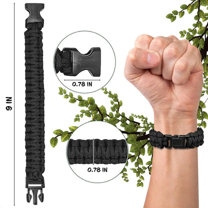 7 Strand 4mm Tactical Parachute Cord Survival Bracelets