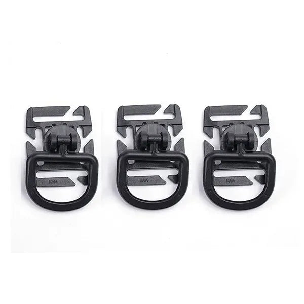 3Pcs Tactical 360 Rotation D-Ring Clips