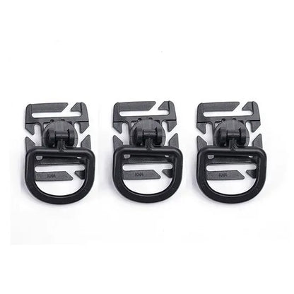 3Pcs Tactical 360 Rotation D-Ring Clips