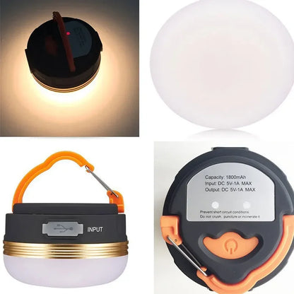 Outdoor LED Camping Lights 3 Modes MiNi Portable Tent Lamp