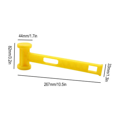Outdoor Light Weight Hammer PE Solid Color Pulling Nail Hammer