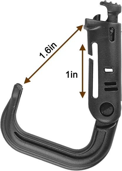 5Pcs Plastic D-Ring Tactical Carabiner