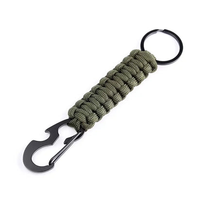 Military Braided Core Rope Paracord Keychain