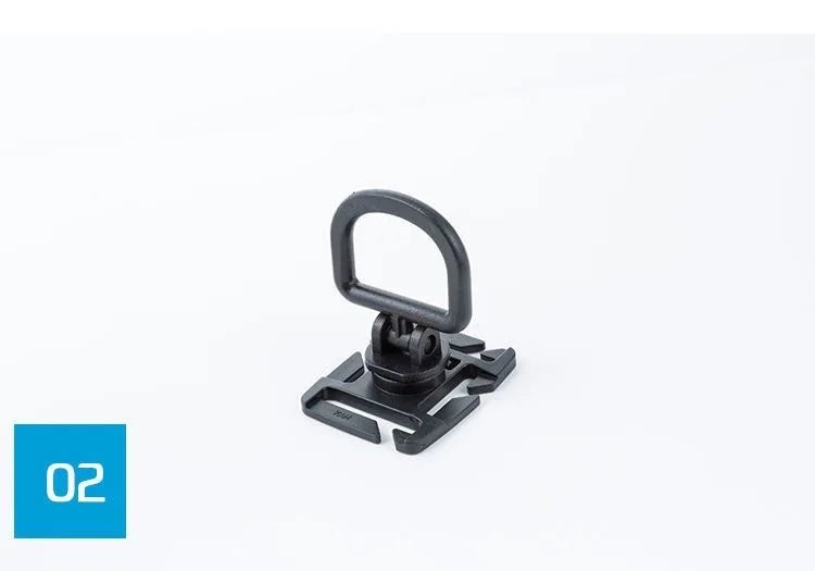 3Pcs Tactical 360 Rotation D-Ring Clips