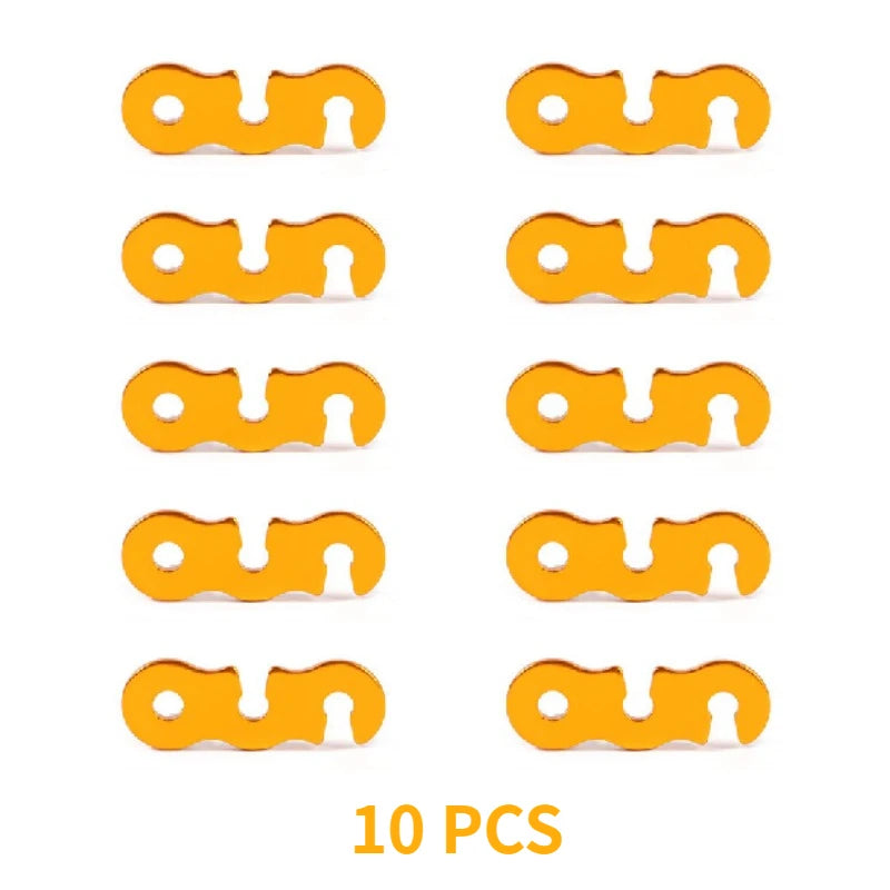 Adjustable Camping Tent Cord Rope Buckle S Type Tensioners