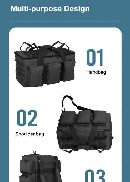 55L Luggage Duffel Bag Camping Backpack Tactical Large Bags