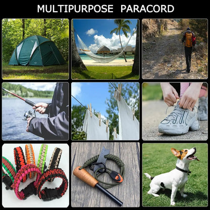 9-Core 650lb Paracord Dia 4mm Military Tactical Survival Parachute Rope