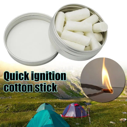 Outdoor Camping Paraffin Swab Survival Fire Starting Starter