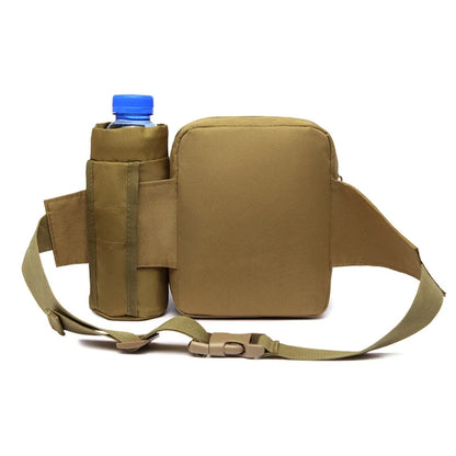 Outdoor Sports Waist Pack Nylon Hiking Phone Water Bottle Pouch