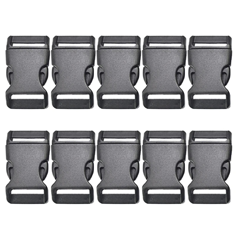 10Pcs Plastic Side Release Buckles