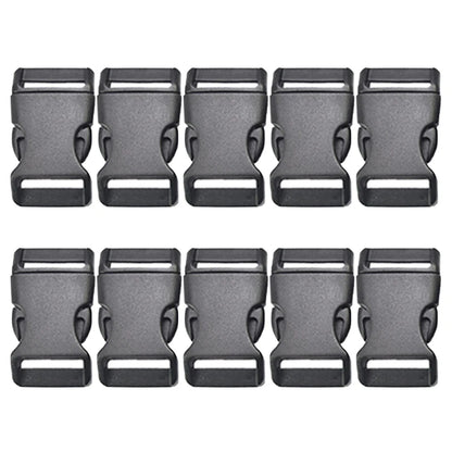 10Pcs Plastic Side Release Buckles