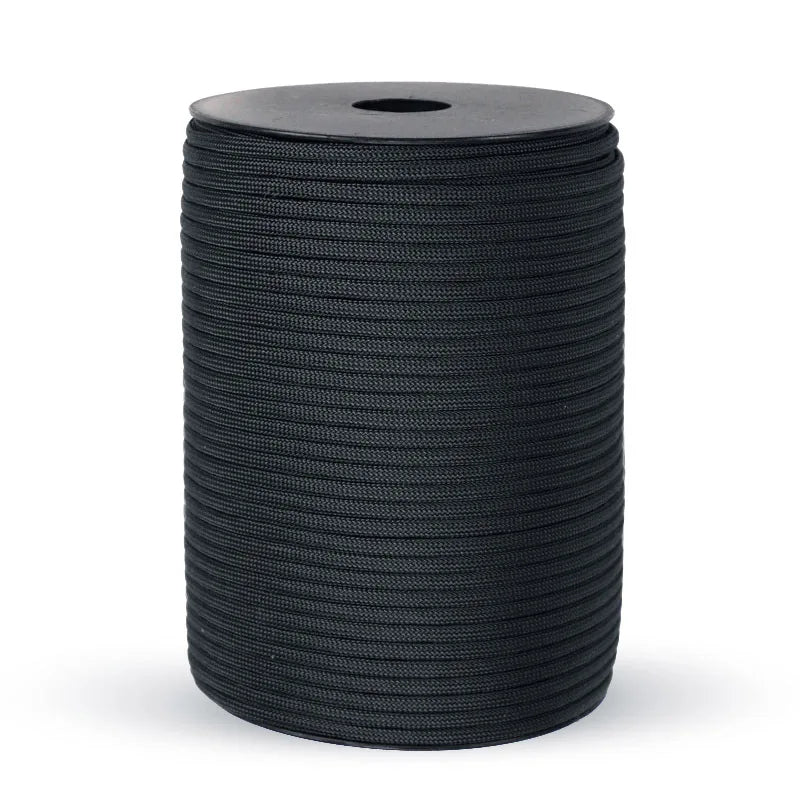 9 Core 650lb Paracord 100m Dia.4mm Military Standard Parachute Rope