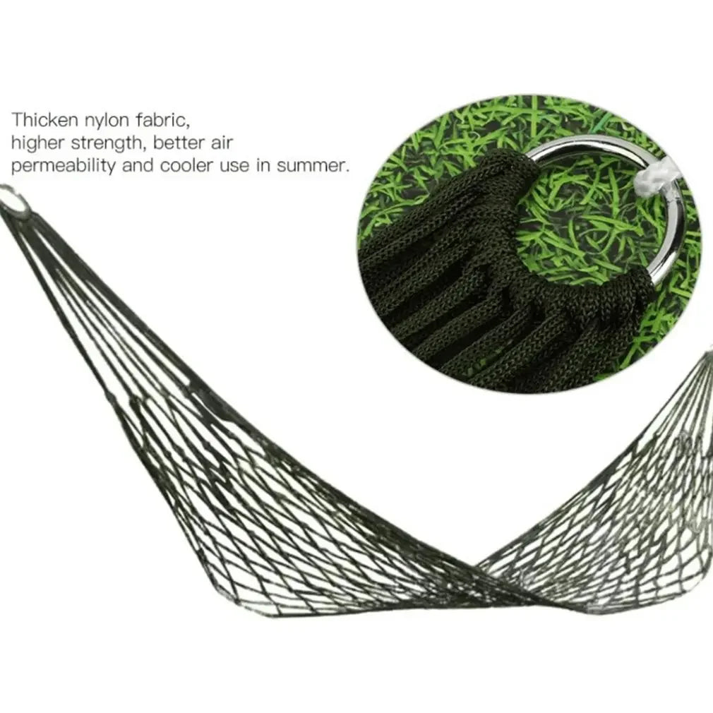 Outdoor Thickened Nylon Rope Hammock