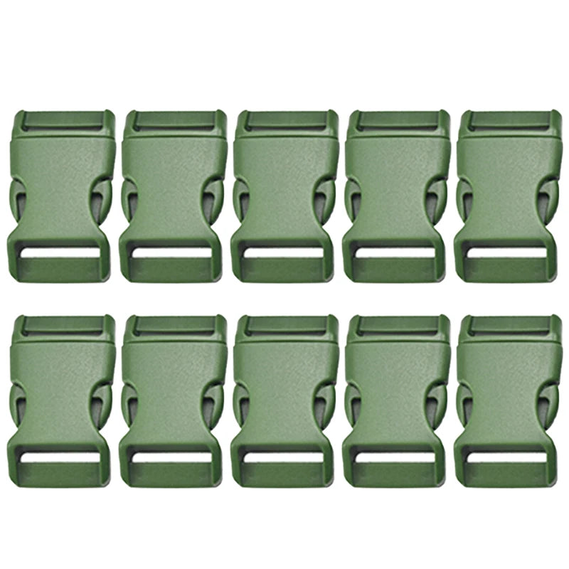10Pcs Plastic Side Release Buckles